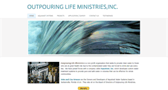 Desktop Screenshot of outpouringlife.com